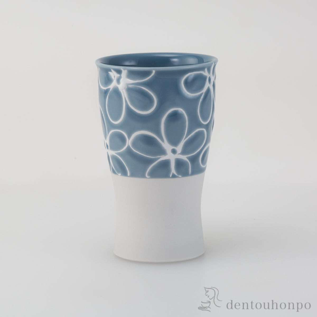 smart354カップ hana 空≪在庫確認後、10~14営業日程で出荷≫ ( 焼酎グラス ビアカップ ビールグラス フリーカップ グラス 波佐見焼 )