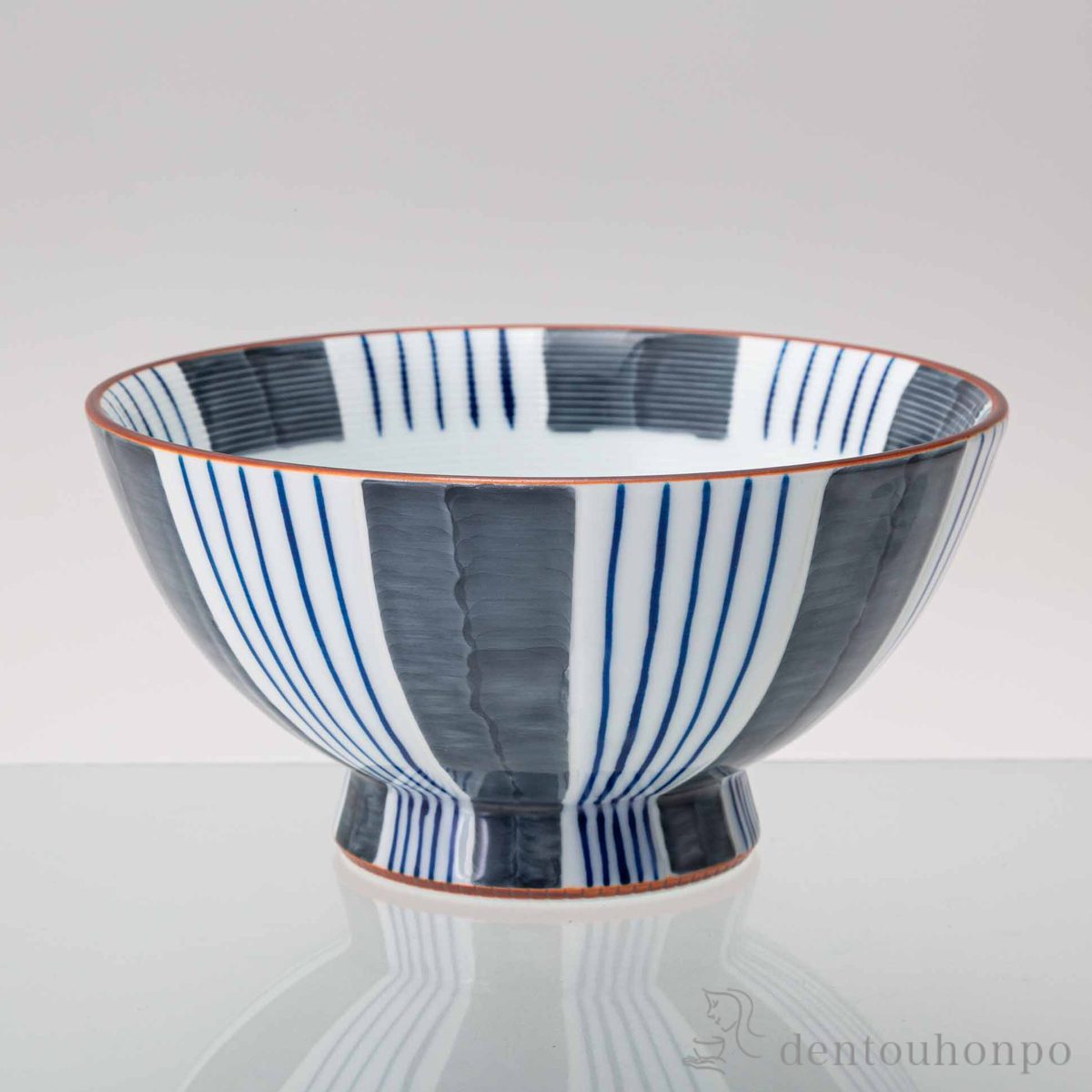 濃十草 飯碗 特大 ３個セット≪在庫確認後、10~14営業日程で出荷≫ ( ごはん 白ご飯 お茶碗 飯碗 おすすめ 波佐見焼 )