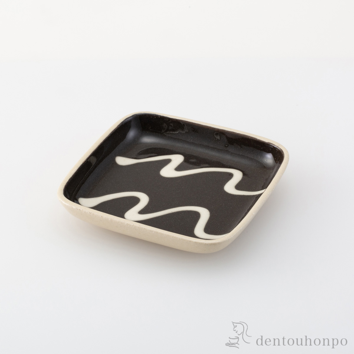 リップル SQトレイ W M≪在庫確認後、10~14営業日程で出荷≫ ( 角皿 長皿 焼き魚 さんま おしゃれ 波佐見焼 )