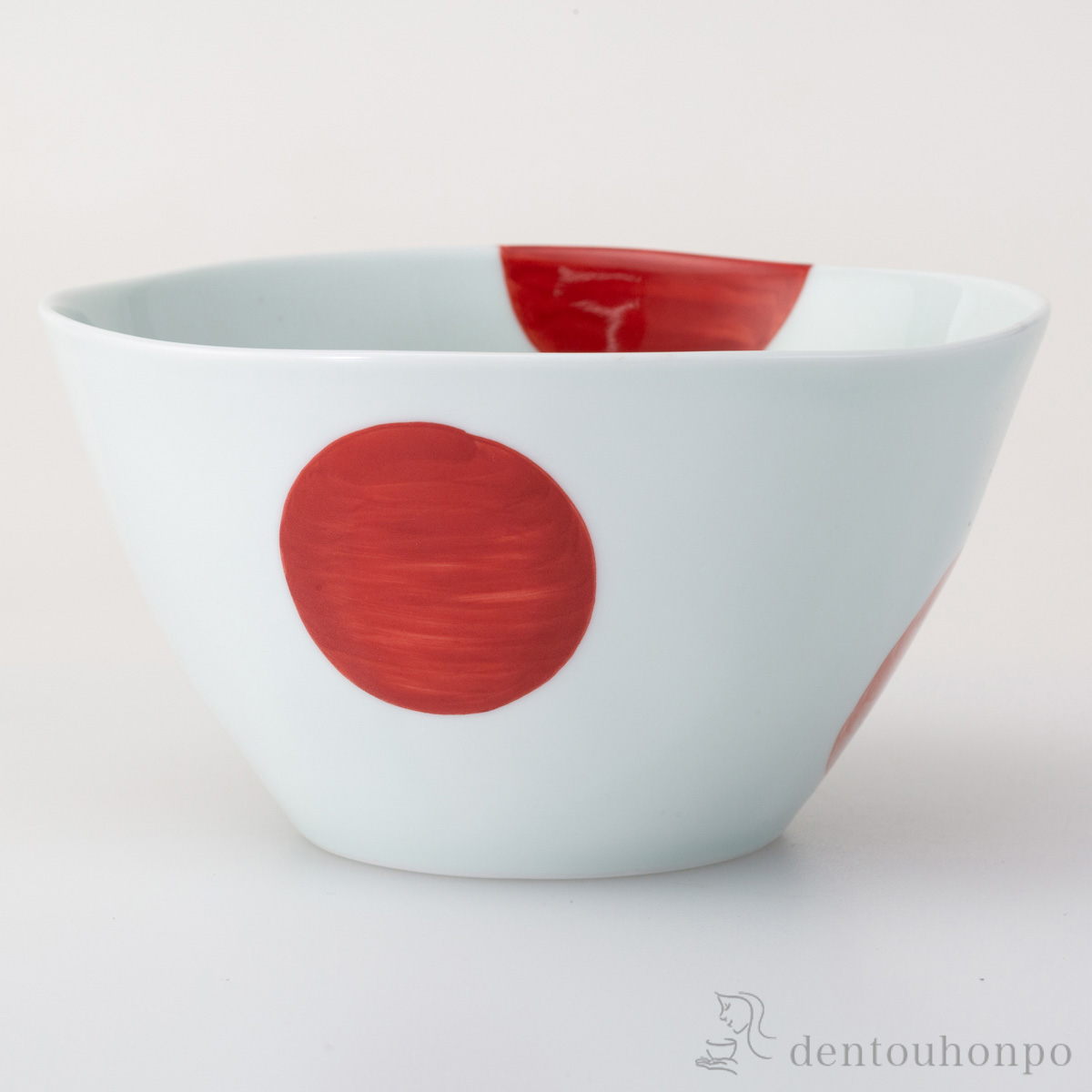 【送料無料】しゃぼん Vボウル 赤 L 3個セット≪在庫確認後、10~14営業日程で出荷≫ ( 椀 碗 ボール bowl おすすめ 波佐見焼 )