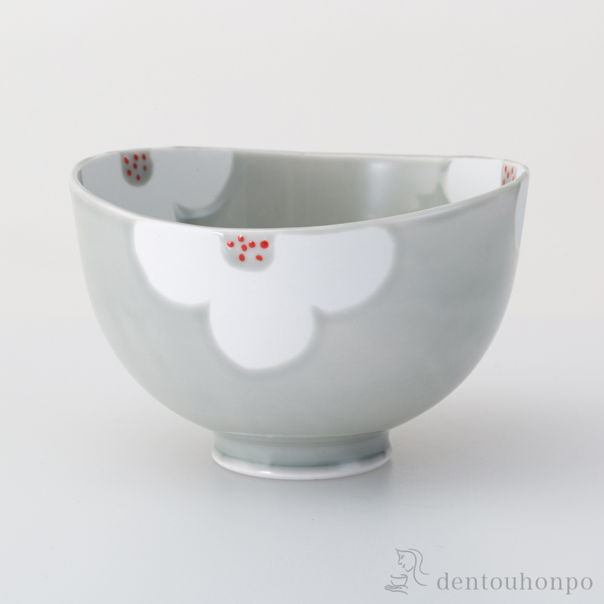 ボタニカ おたま碗 灰色 小 3個セット≪在庫確認後、10~14営業日程で出荷≫ ( ごはん 白ご飯 お茶碗 飯碗 おすすめ 波佐見焼 )