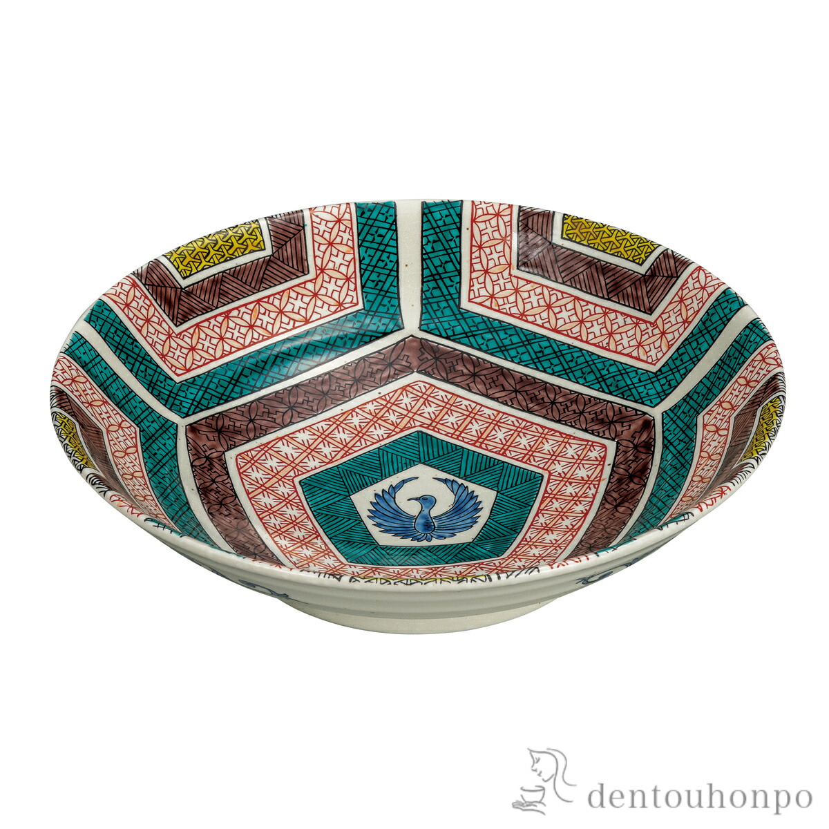 九谷焼 盛鉢 石畳 8号≪在庫確認後、通常即日で出荷≫ ( 母の日 プレゼント 初任給 和食 セット 料理 九谷焼 )