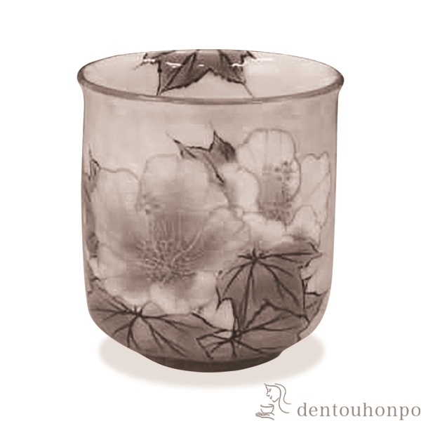 【送料無料】湯呑 花集い 芙蓉≪在庫確認後、1~3営業日で出荷≫ ( 名入れ有料 母の日 プレゼント 初任給 湯のみ ゆのみ 湯飲み セット プレゼント 清水焼 京焼 )