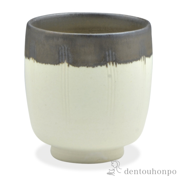 【送料無料】タル型湯呑 黒輪線紋≪在庫確認後、1~3営業日で出荷≫ ( 名入れ有料 母の日 プレゼント 初任給 湯のみ ゆのみ 湯飲み セット プレゼント 清水焼 京焼 )