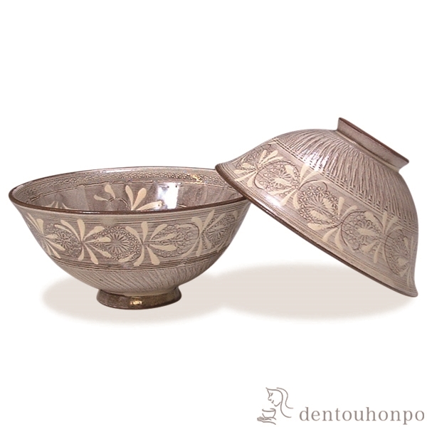 【送料無料】組飯碗 セピア ペア≪在庫確認後、1~3営業日で出荷≫ ( 名入れ有料 母の日 プレゼント 初任給 ギフト プレゼント ご飯茶碗 結婚祝い おすすめ セット 清水焼 京焼 )