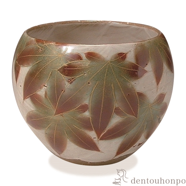 【送料無料】お茶呑茶碗 花揃え 紅葉≪在庫確認後、1~3営業日で出荷≫ ( 名入れ有料 母の日 プレゼント 初任給 湯のみ ゆのみ 湯飲み カップ プレゼント 清水焼 京焼 )