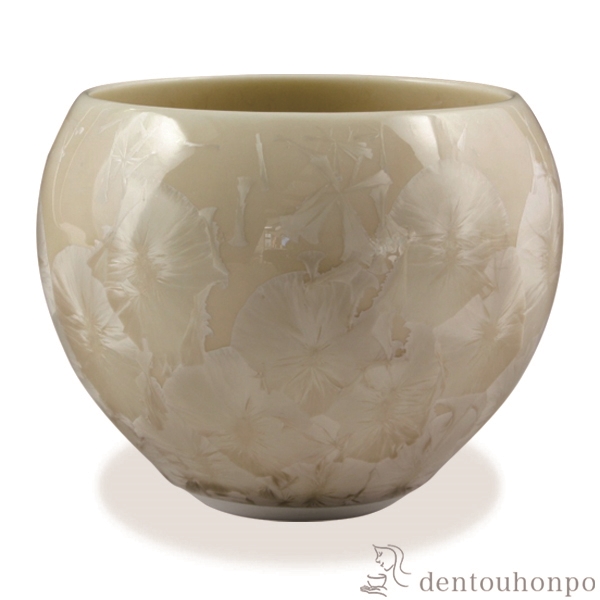 【送料無料】お茶呑茶碗 花結晶 茶≪在庫確認後、1~3営業日で出荷≫ ( 名入れ有料 母の日 プレゼント 初任給 湯のみ ゆのみ 湯飲み セット プレゼント 清水焼 京焼 )