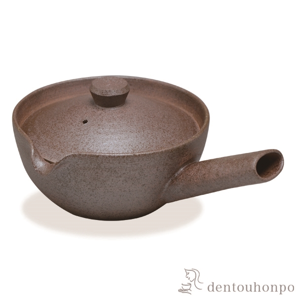 【送料無料】急須（中） 焼〆≪在庫確認後、1~3営業日で出荷≫ ( 名入れ有料 母の日 プレゼント 初任給 ティーポット お茶 煎茶 日本茶 おすすめ 清水焼 京焼 )