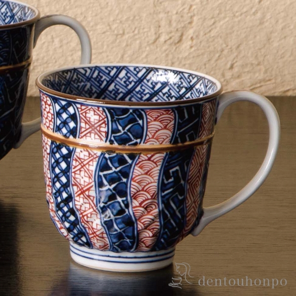 【送料無料】マグカップ 染赤捻祥瑞≪在庫確認後、1~3営業日で出荷≫ ( 名入れ有料 母の日 プレゼント 初任給 プレゼント デザイン マグ オリジナル タンブラー 清水焼 京焼 )