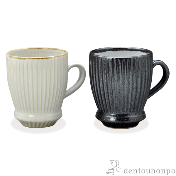 【送料無料】ペアマグカップ 釉ソギ≪在庫確認後、1~3営業日で出荷≫ ( プレゼント デザイン マグ オリジナル タンブラー セット 清水焼 京焼 )