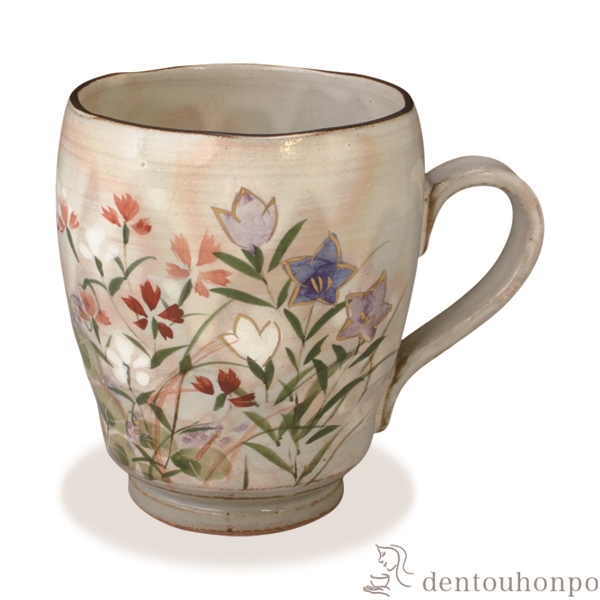 【送料無料】マグカップ 京の秋≪在庫確認後、1~3営業日で出荷≫ ( 名入れ有料 母の日 プレゼント 初任給 プレゼント デザイン マグ オリジナル タンブラー 清水焼 京焼 )