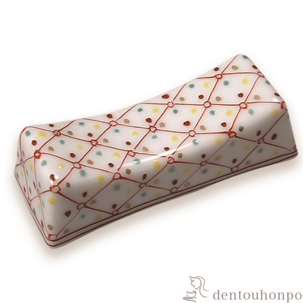 【送料無料】箸置 鹿の子絞り 5個セット≪在庫確認後、1~3営業日で出荷≫ ( 退職祝い 定年 ギフト セット 結婚祝い お店 人気 清水焼 京焼 )