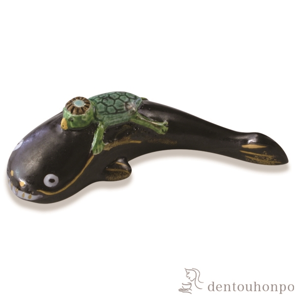 【送料無料】箸置 河童なまず 5個セット≪在庫確認後、1~3営業日で出荷≫ ( 退職祝い 定年 ギフト セット 結婚祝い お店 人気 清水焼 京焼 )