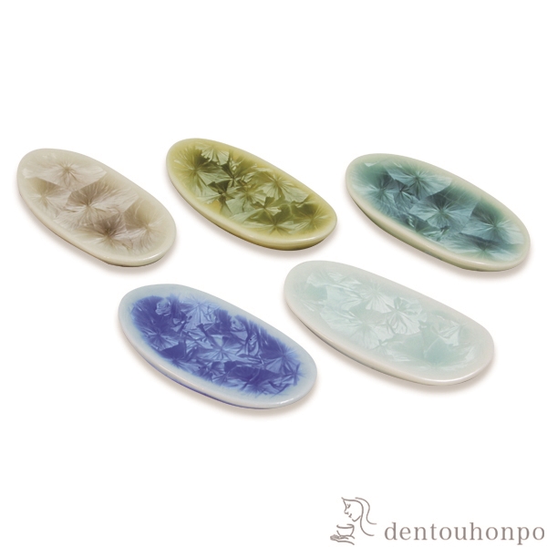 【送料無料】箸置 花結晶 5個セット≪在庫確認後、1~3営業日で出荷≫ ( ギフト セット 結婚祝い お店 人気 清水焼 京焼 )
