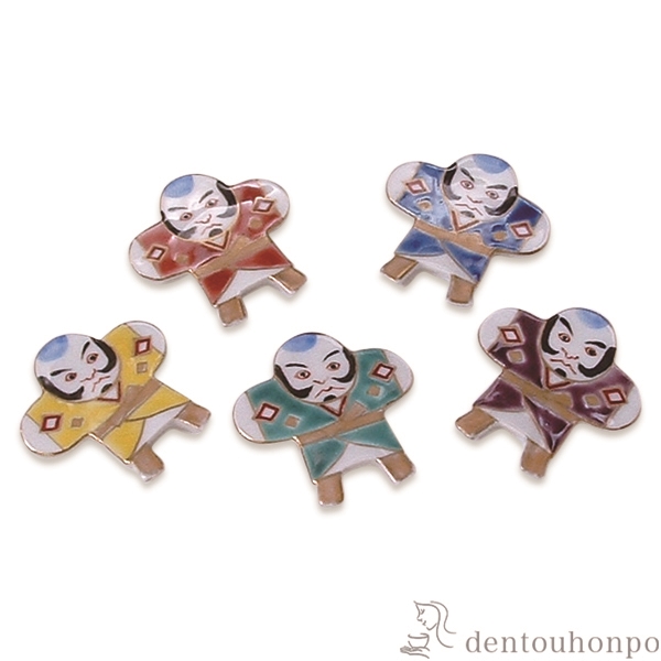 【送料無料】箸置 やっこ凧 5個セット≪在庫確認後、1~3営業日で出荷≫ ( 退職祝い 定年 ギフト セット 結婚祝い お店 人気 清水焼 京焼 )