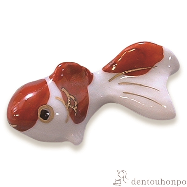 【送料無料】箸置 金魚 5個セット≪売り切れました≫ ( ギフト セット 結婚祝い お店 人気 清水焼 京焼 )