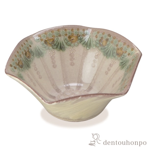 【送料無料】六角鉢 紫翠紋≪在庫確認後、1~3営業日で出荷≫ ( 名入れ有料 母の日 プレゼント 初任給 和食 食器 おつまみ 朝食 煮物 清水焼 京焼 )