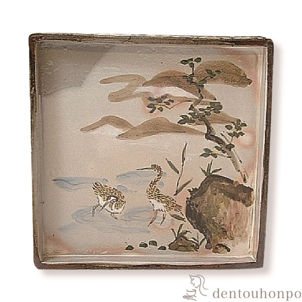 【送料無料】角皿 花鳥乾山十二月 水鶏(5月）くいな 1枚≪在庫確認後、1~3営業日で出荷≫ ( 名入れ有料 母の日 プレゼント 初任給 角皿 長皿 焼き魚 さんま おしゃれ 清水焼 京焼 )