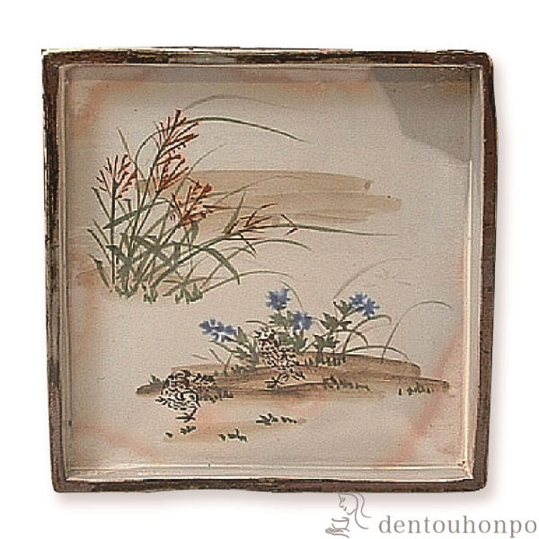 【送料無料】角皿 花鳥乾山十二月 鶉　(9月）うずら  1枚≪在庫確認後、1~3営業日で出荷≫ ( 名入れ有料 母の日 プレゼント 初任給 角皿 長皿 焼き魚 さんま おしゃれ 清水焼 京焼 )