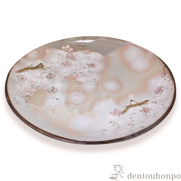 【送料無料】尺皿 京の春 径31cm≪在庫確認後、1~3営業日で出荷≫ ( 名入れ有料 母の日 プレゼント 初任給 盛皿 プレート テーブルウェア 食器 パーティー 清水焼 京焼 )