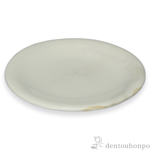 【送料無料】５寸丸皿 粉引≪在庫確認後、1~3営業日で出荷≫ ( 名入れ有料 母の日 プレゼント 初任給 プレート おつまみ 料理 和食 洋食 清水焼 京焼 )