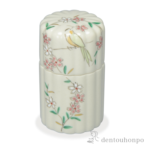 【送料無料】楊枝入 花丸花鳥≪在庫確認後、1~3営業日で出荷≫ ( 名入れ有料 母の日 プレゼント 初任給 つまようじ ようじ入れ お店 キッチン・テーブル 人気 清水焼 京焼 )