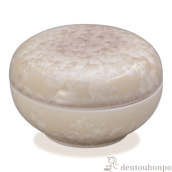 【送料無料】蓋物 花結晶 茶≪在庫確認後、1~3営業日で出荷≫ ( 名入れ有料 母の日 プレゼント 初任給 スプーン はちみつ 和食 中華 食器 清水焼 京焼 )