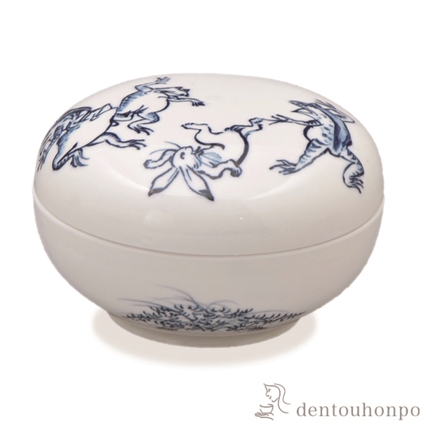 【送料無料】蓋物 鳥獣戯画≪在庫確認後、1~3営業日で出荷≫ ( 名入れ有料 母の日 プレゼント 初任給 スプーン はちみつ 和食 中華 食器 清水焼 京焼 )