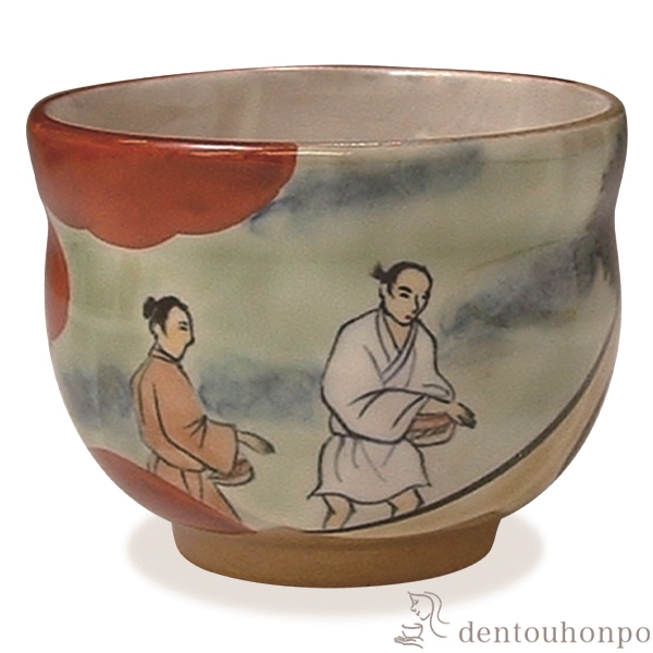 【送料無料】盃 京の酒器洛中洛外 三月　種蒔き≪在庫確認後、1~3営業日で出荷≫ ( 名入れ有料 母の日 プレゼント 初任給 ぐいのみ 盃 酒器 猪口 日本酒 清水焼 京焼 )