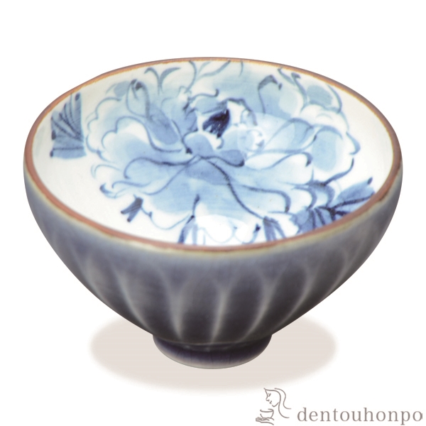 【送料無料】盃 花交趾 牡丹≪在庫確認後、1~3営業日で出荷≫ ( 母の日 プレゼント 初任給 ぐいのみ 盃 酒器 猪口 日本酒 清水焼 京焼 )