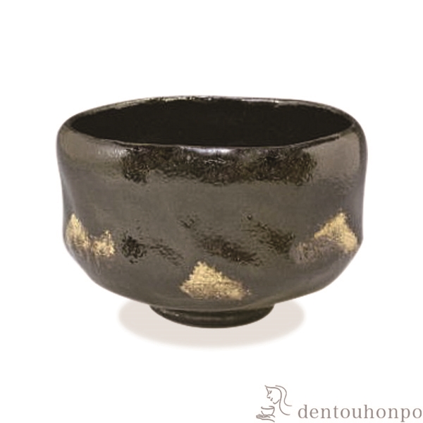 【送料無料】抹茶碗 黒楽　上≪在庫確認後、1~3営業日で出荷≫ ( 名入れ有料 母の日 プレゼント 初任給 抹茶碗 茶道具 茶器 お稽古用 抹茶 清水焼 京焼 )