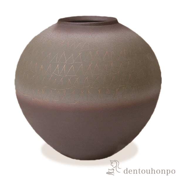 【送料無料】花生 黒雍彩紋≪在庫確認後、1~3営業日で出荷≫ ( 名入れ有料 ガラス フラワーベース 花器 一輪挿し おすすめ 清水焼 京焼 )