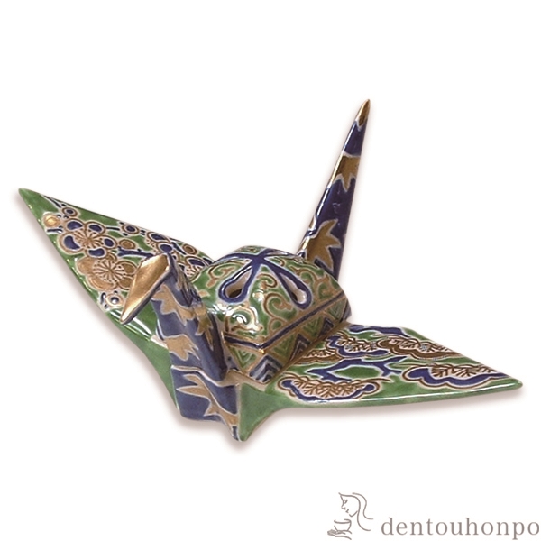 【送料無料】香炉 香ぐや鶴≪在庫確認後、1~3営業日で出荷≫ ( 名入れ有料 お香 線香 リラックス 仏具 人気 清水焼 京焼 )