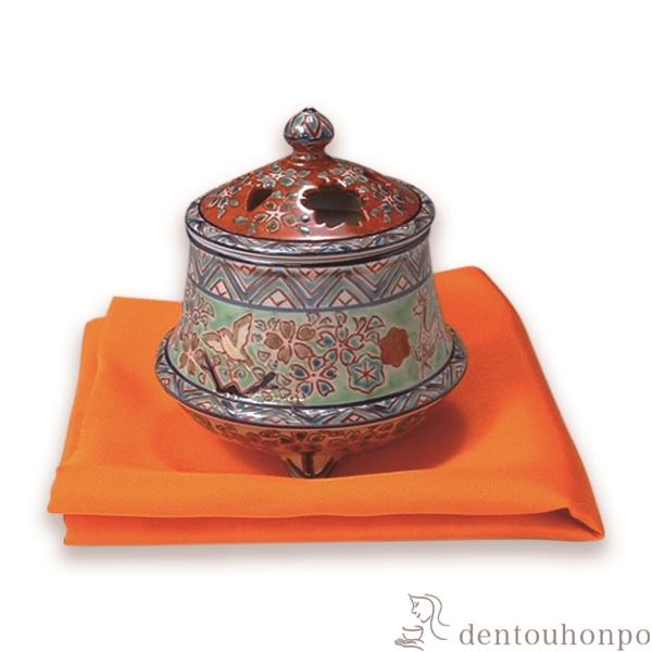 【送料無料】香炉 正倉院≪売り切れました≫ ( 名入れ有料 お香 線香 リラックス 仏具 人気 清水焼 京焼 )