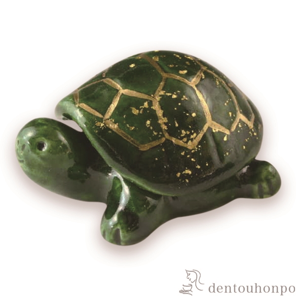 【送料無料】香合 亀≪在庫確認後、1~3営業日で出荷≫ ( 名入れ有料 母の日 プレゼント 初任給 お香 線香 リラックス 仏具 人気 清水焼 京焼 )