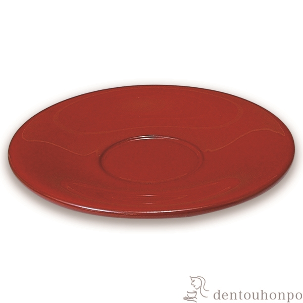 【送料無料】四.七寸茶托揃 末広 朱 5個セット≪在庫確認後、1~3営業日で出荷≫ ( 名入れ有料 茶たく 湯のみ 湯呑み 日本茶 おすすめ 清水焼 京焼 )