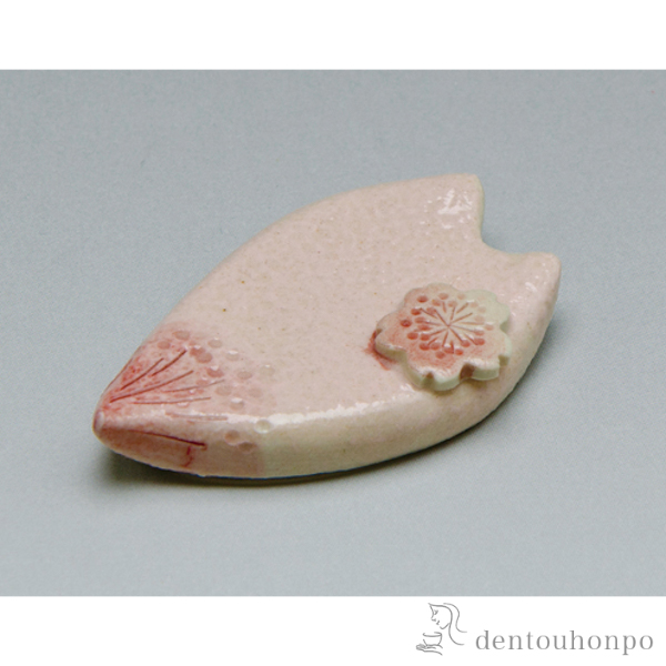 【送料無料】箸置 花桜 ５個≪在庫確認後、1~3営業日で出荷≫ ( ギフト セット 結婚祝い お店 人気 清水焼 京焼 )