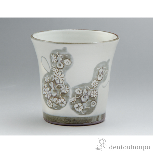 【送料無料】焼酎杯 粉引六瓢≪在庫確認後、1~3営業日で出荷≫ ( 焼酎カップ ビールカップ 保温 保冷 人気 清水焼 京焼 )