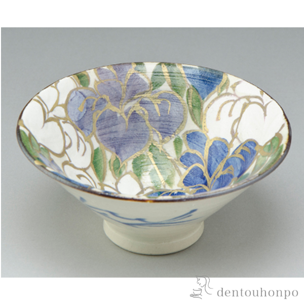 【送料無料】盃 あやめ≪在庫確認後、1~3営業日で出荷≫ ( ぐいのみ 盃 酒器 セット 日本酒 清水焼 京焼 )