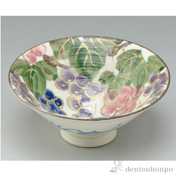 【送料無料】盃 ぶどう≪在庫確認後、1~3営業日で出荷≫ ( ぐいのみ 盃 酒器 セット 日本酒 清水焼 京焼 )