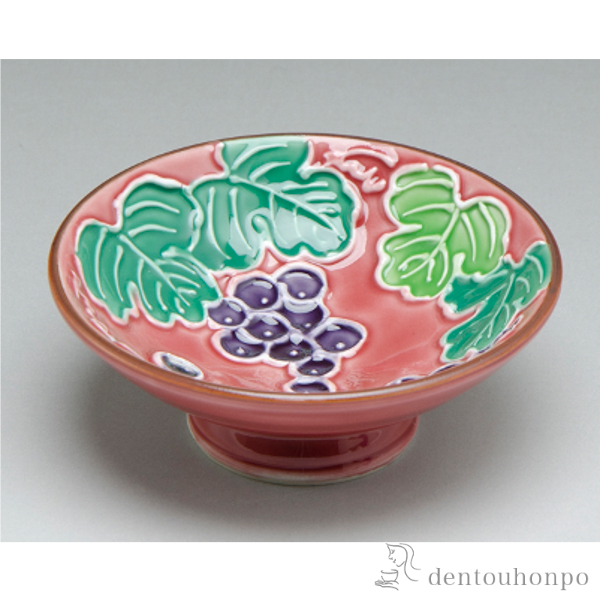 【送料無料】盃 交趾花だより（葡萄）≪在庫確認後、1~3営業日で出荷≫ ( 母の日 プレゼント 初任給 ぐいのみ 盃 酒器 セット 日本酒 清水焼 京焼 )