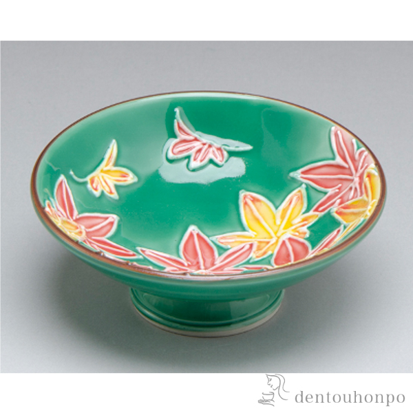 【送料無料】盃 交趾花だより（紅葉）≪注文後に商品取り寄せ、後日納期連絡致します≫ ( 母の日 プレゼント 初任給 ぐいのみ 盃 酒器 セット 日本酒 清水焼 京焼 )