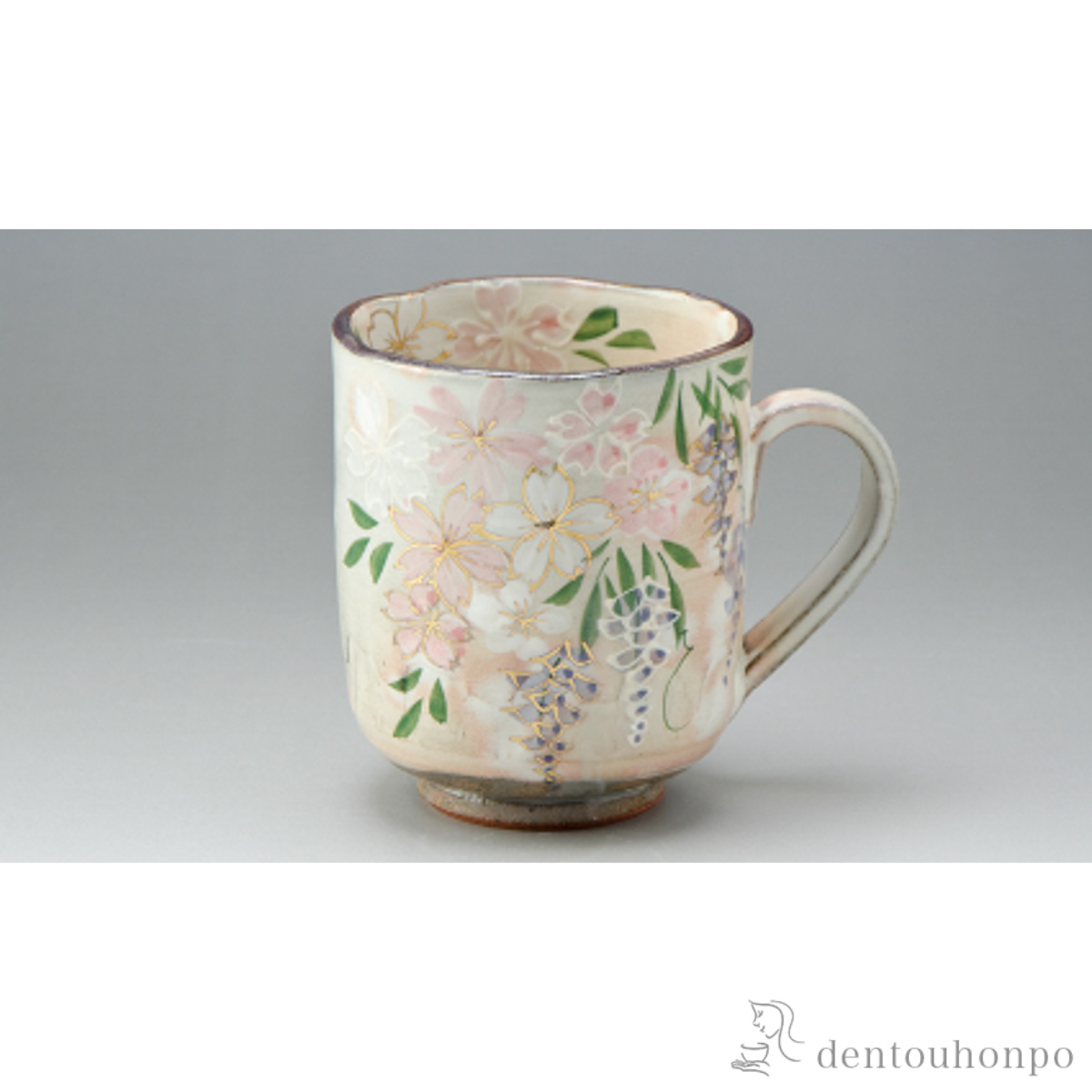 【送料無料】マグカップ 春色≪注文後に商品取り寄せ、後日納期連絡致します≫ ( 名入れ有料 母の日 プレゼント 初任給 プレゼント デザイン マグ オリジナル タンブラー 清水焼 京焼 )