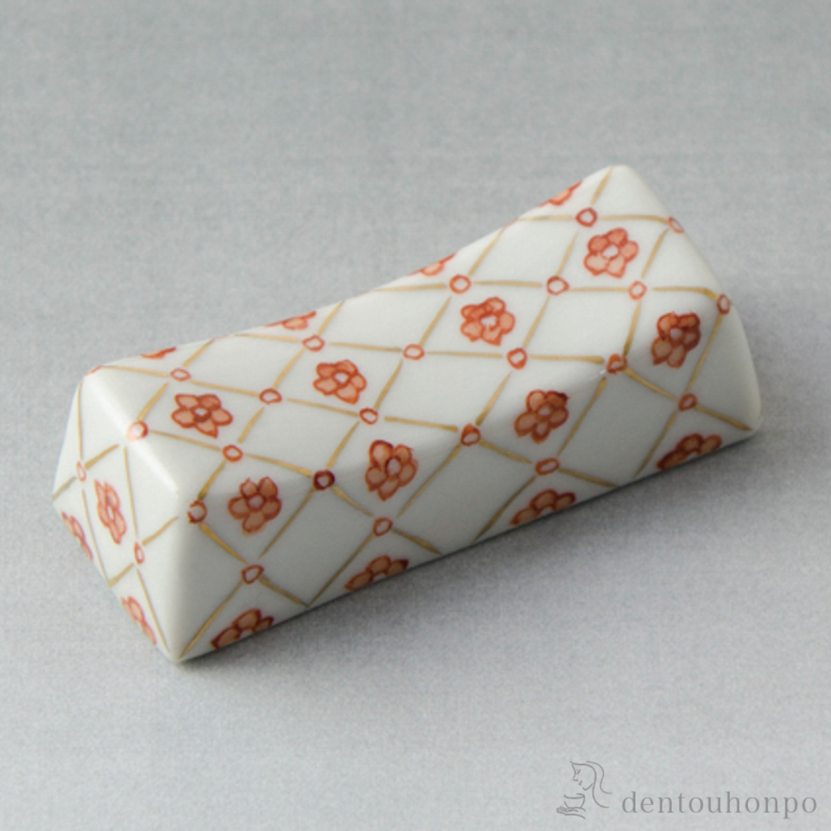 【送料無料】箸置 花かのこ 5個セット≪在庫確認後、1~3営業日で出荷≫ ( 名入れ有料 母の日 プレゼント 初任給 ギフトセット 結婚祝い 箸休め はしおき おしゃれ 清水焼 京焼 )