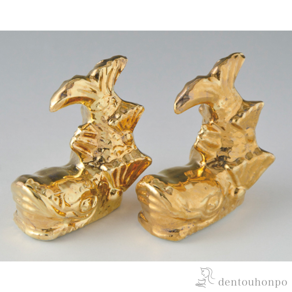 【送料無料】ペア箸置 しゃちほこ≪在庫確認後、1~3営業日で出荷≫ ( 名入れ有料 母の日 プレゼント 初任給 ギフトセット 結婚祝い 箸休め はしおき おしゃれ 清水焼 京焼 )