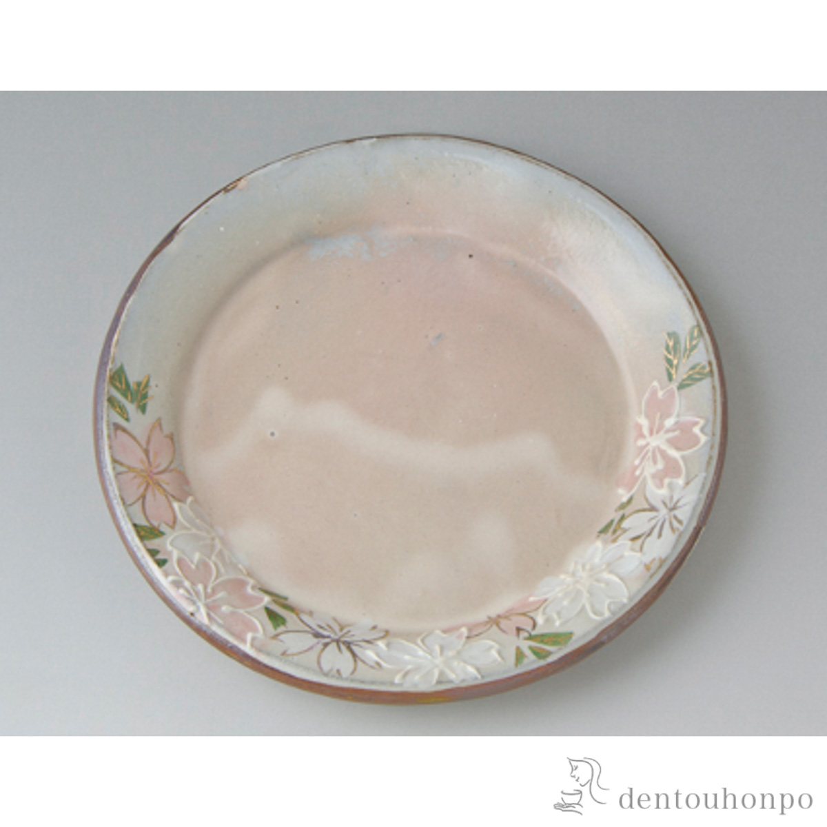 【送料無料】五寸皿 花紀行 桜≪在庫確認後、1~3営業日で出荷≫ ( 名入れ有料 母の日 プレゼント 初任給 プレート 醤油皿 豆皿 和食 洋食 清水焼 京焼 )