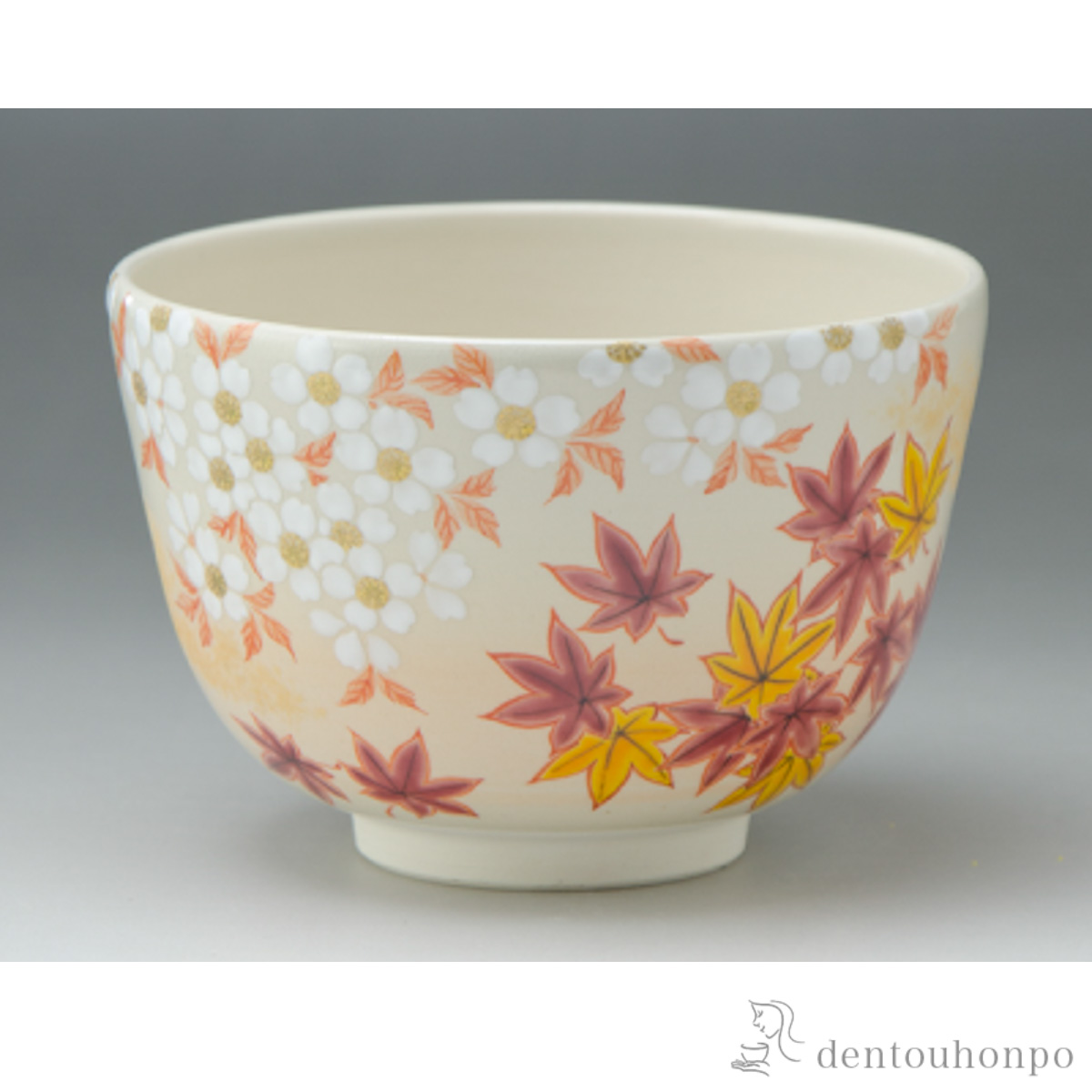 【送料無料】雲錦 抹茶碗　≪在庫確認後、1~3営業日で出荷≫ ( 名入れ有料 母の日 プレゼント 初任給 抹茶碗 茶道具 茶器 お稽古用 抹茶 清水焼 京焼 )