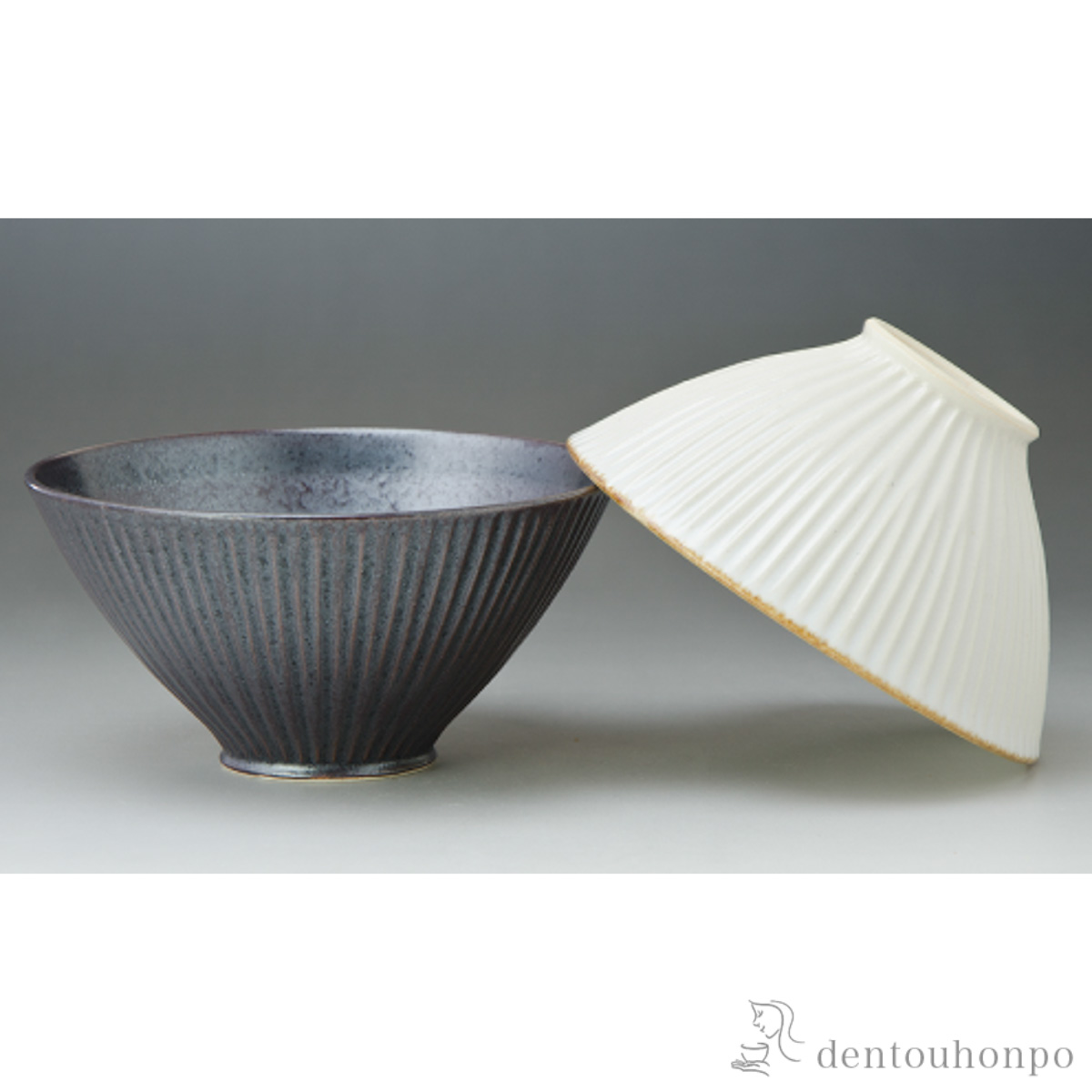 【送料無料】釉ソギ 組飯碗 ペアセット≪在庫確認後、1~3営業日で出荷≫ ( 清水焼 京焼 名入れ有料 母の日 プレゼント 初任給 ギフト プレゼント ご飯茶碗 結婚祝い おすすめ 清水焼 京焼 )