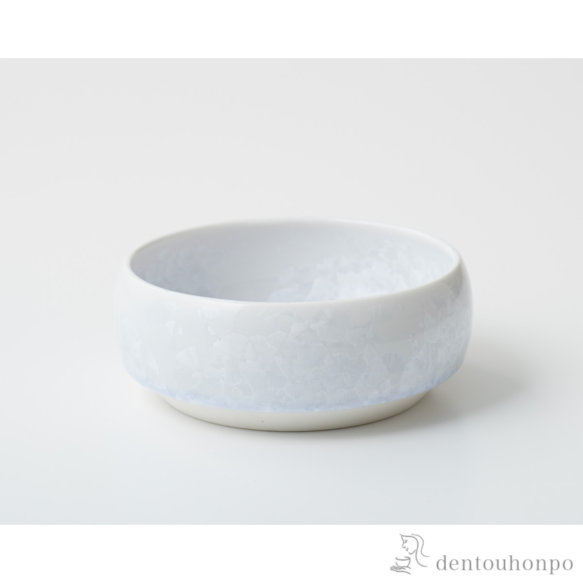 【送料無料】ペット用フードボウル Paws bowl 花結晶 白 S≪在庫確認後、1~3営業日で出荷≫ ( 清水焼 京焼 猫用 犬用 ネコ 猫 ペット用品 清水焼 京焼 )