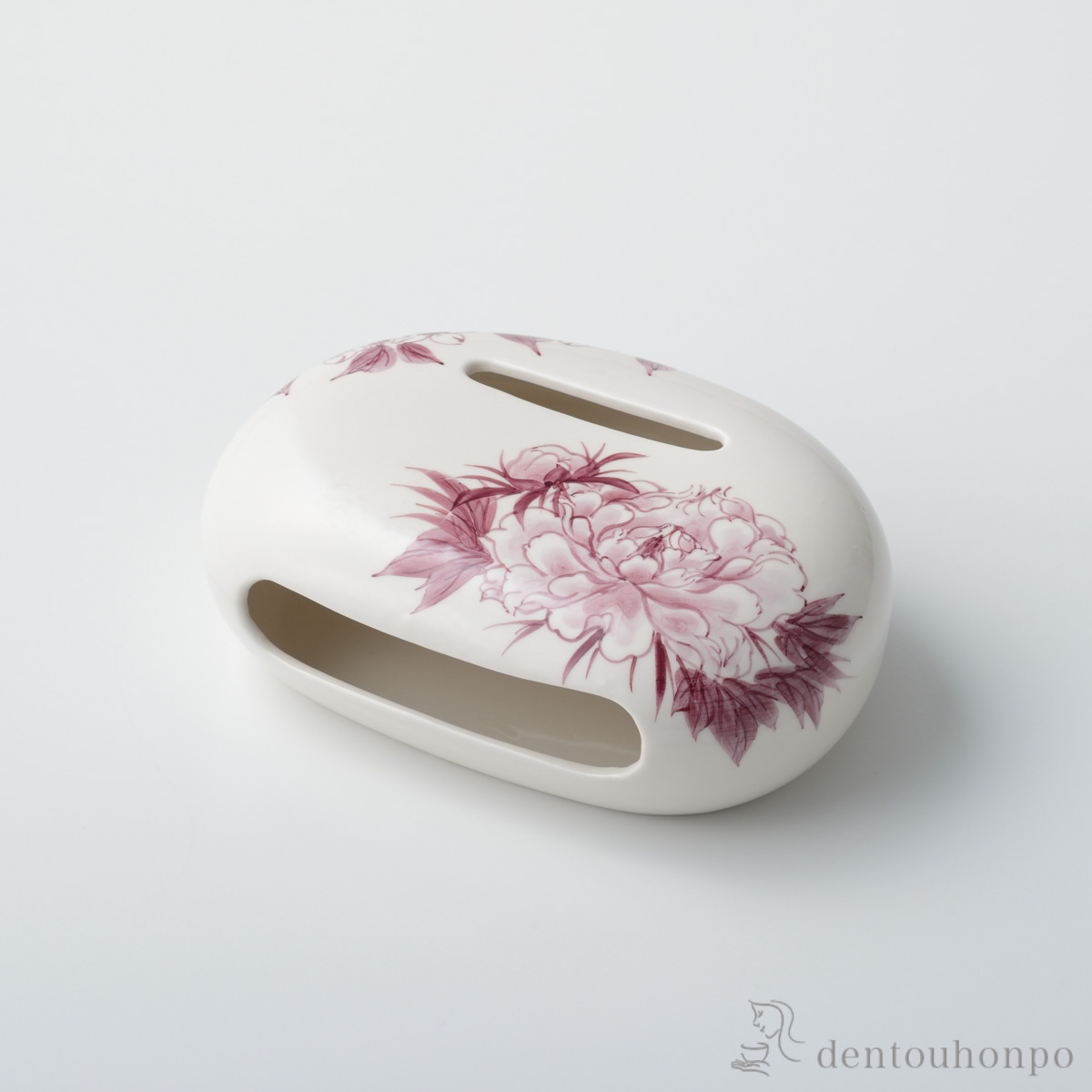 【送料無料】Soraphone スマホスタンド スピーカー 染花牡丹≪在庫確認後、1~3営業日で出荷≫ ( 清水焼 京焼 スマホ スタンド 便利 スピーカー おすすめ 清水焼 京焼 )